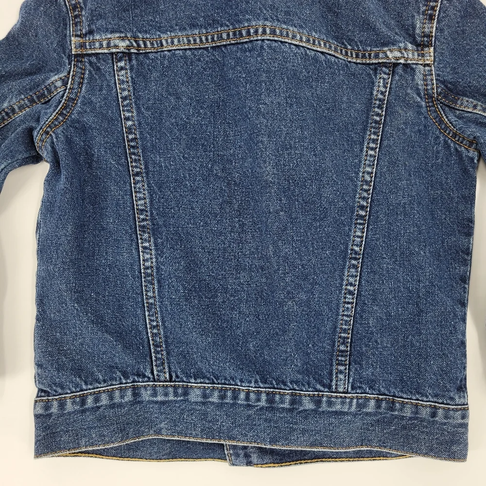 Gap Denim Jacket Kids Size XS 4/5 Blue Jean Classic Trucker Cotton Unisex